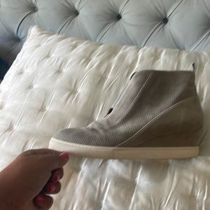 Linea  paolo wedge zip sneakers